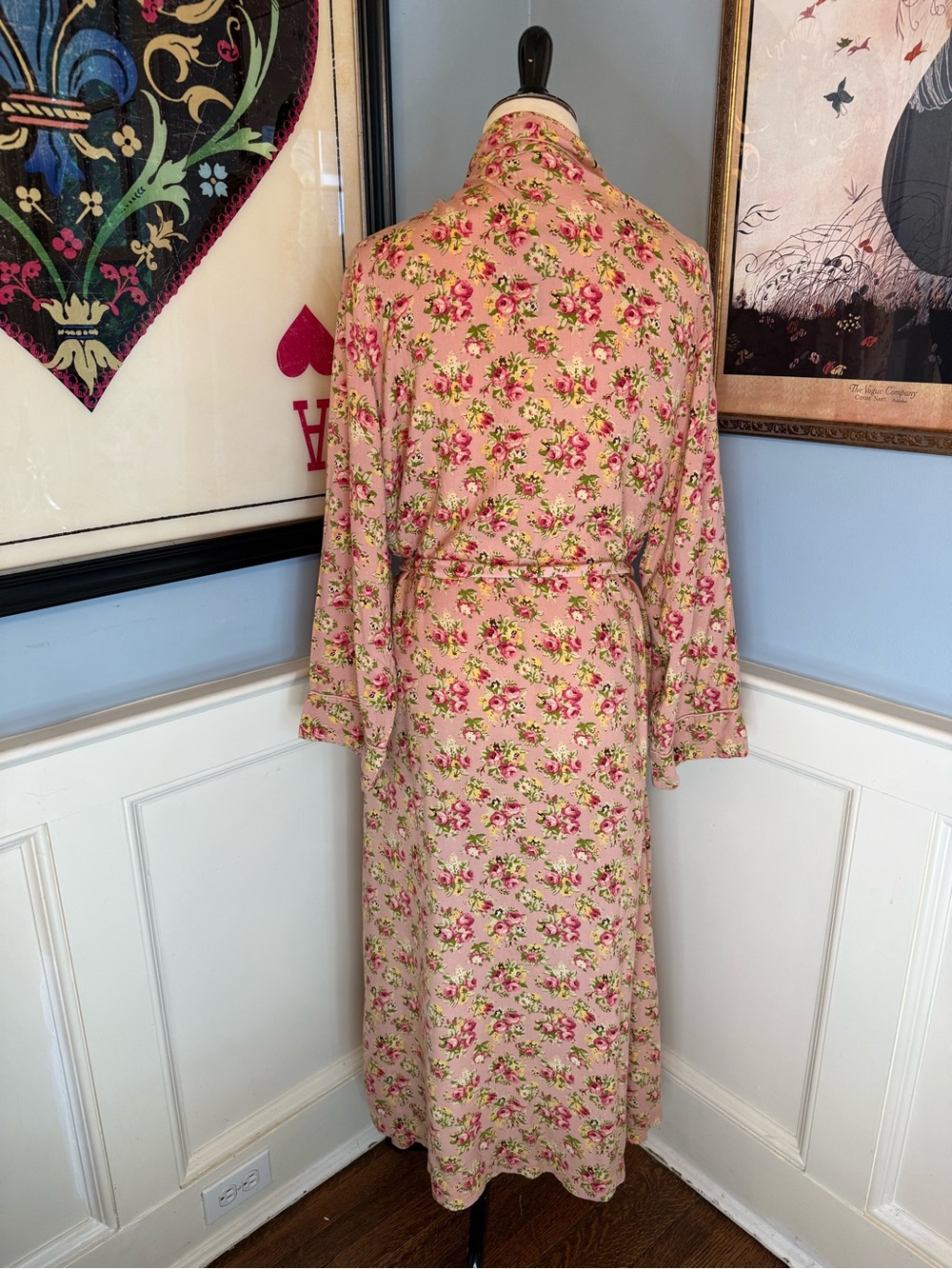 April Cornell Elizabeth's Garden Dressing Gown Sz XXL - Picture 6 of 10